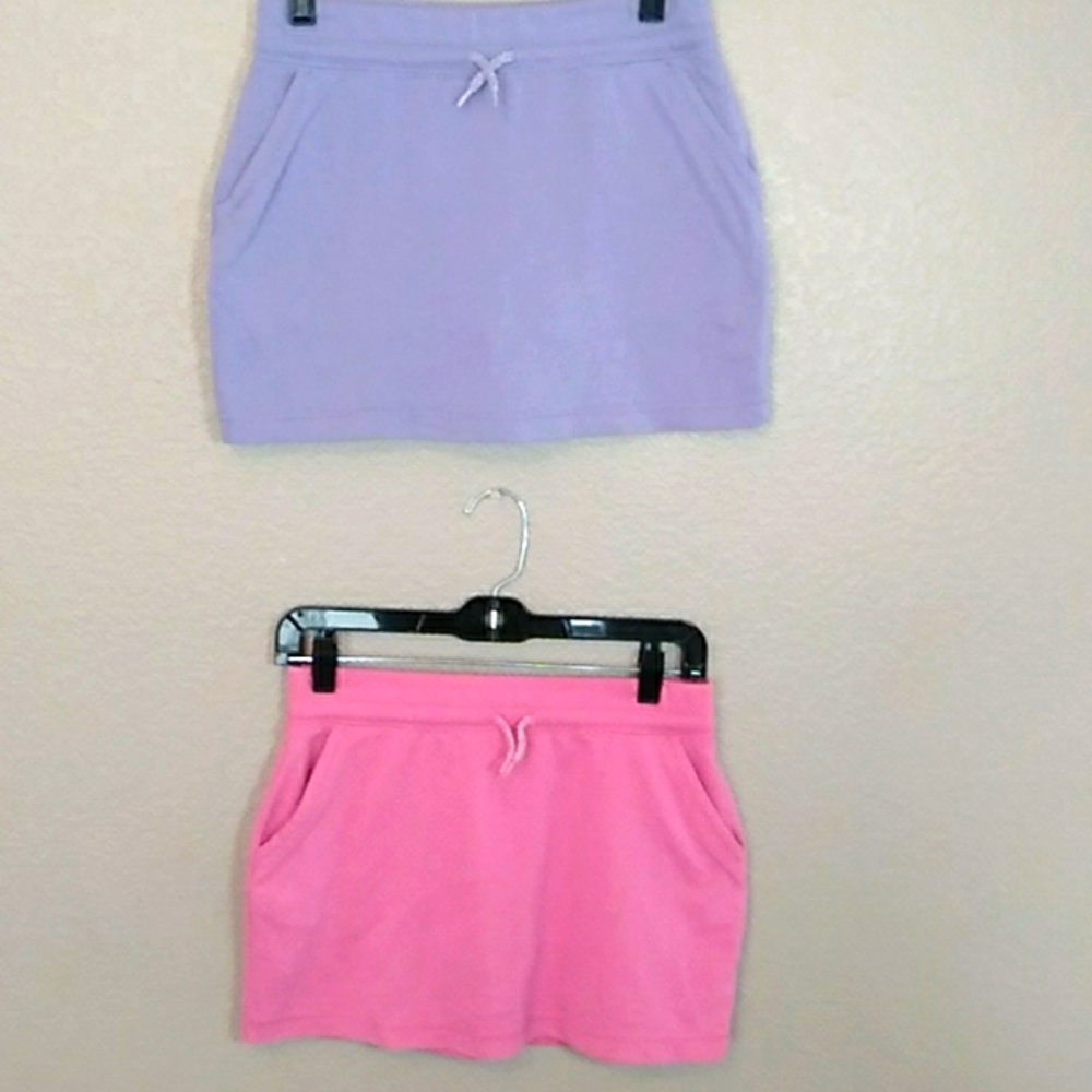 Boston Traders -Girls  2 Skorts Pink & Purple